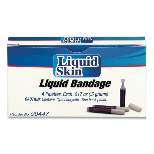 Image of Liquid Bandage, 0.017 oz Pipette, 4/Box