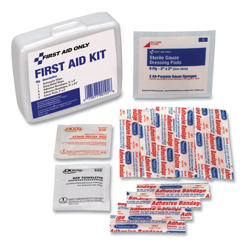 Physicianscare® By First Aid Only® First Aid On The Go Kit, Mini, 13 Pieces, Plastic Case