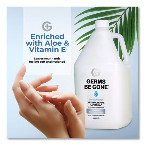 Image of Germs Be Gone® Antibacterial Hand Soap, Aloe, 1 Gal Cap Bottle