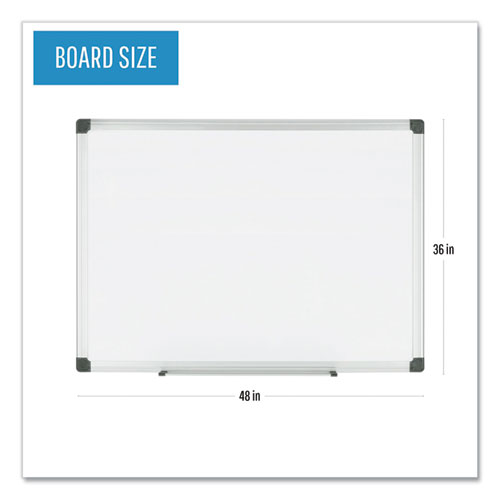 BVCCR0801170MV - The Maya Porcelain Magnetic Dry-erase Board features a durable whiteboard surface that resists staining, ghosting and scratching to keep its bright, high-quality appearance through years of extensive use. Magnetic surface allows you to instantly post messages or attach your magnetic accessories. The professional Maya aluminum frame includes a four-corner mounting system that can be positioned either vertically or horizontally to provide versatility when reconfiguring an office or where wall space is limited. The adjustable aluminum pen tray offers a convenient way to keep your writing utensils within quick reach. This dry-erase board is perfect for classrooms, offices, training environments, meeting rooms and more. Board Type: Magnetic Dry Erase; Board Width: 36; Board Height: 48; Board Depth: 1. 