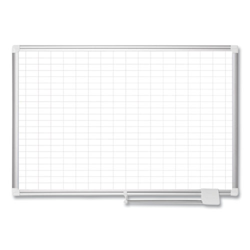 3M™ Porcelain Magnetic Dry-Erase Whiteboard, 36 x 48, Aluminum Frame With  Silver Finish - Zerbee