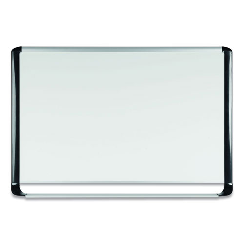 Porcelain Magnetic Dry Erase Board, 48x96, White/Silver