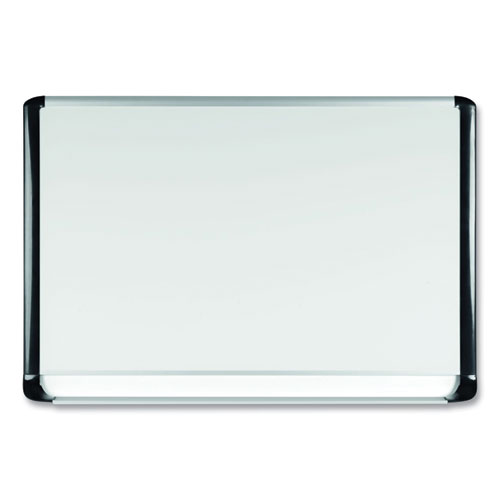 Porcelain Magnetic Dry Erase Board, 48x72, White/Silver