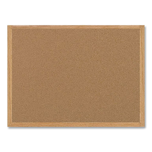 Aluminum Framed Colored Corkboard, 36 x 48, Oyster Shell