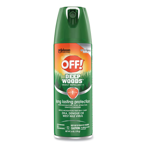 OFF!® Deep Woods Insect Repellent, 6 oz Aerosol Spray
