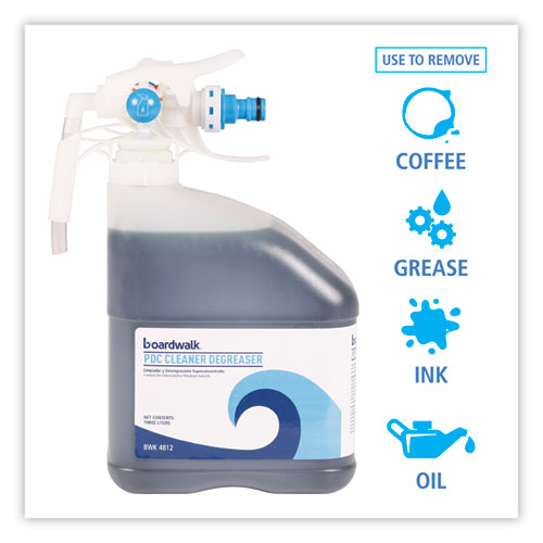 Image of Boardwalk® Pdc Cleaner Degreaser, 3 Liter Bottle, 2/Carton