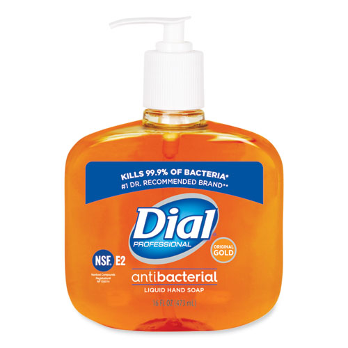 Dial® Professional Gold Antibacterial Liquid Hand Soap, Floral, 16 oz Pump