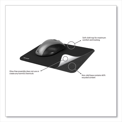 Image of Allsop® Naturesmart Mouse Pad, 8.5 X 8, Leaf Raindrop Design