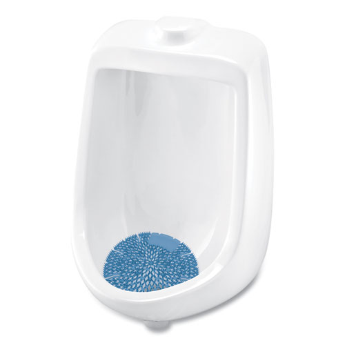 Image of Big D Industries Diamond 3D Urinal Screen, Mountain Air Scent, Blue, 10/Pack, 6 Packs/Carton