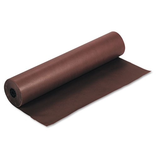 Pacon® Rainbow Duo-Finish Colored Kraft Paper, 35 lb Wrapping Weight, 36" x 1,000 ft, Brown