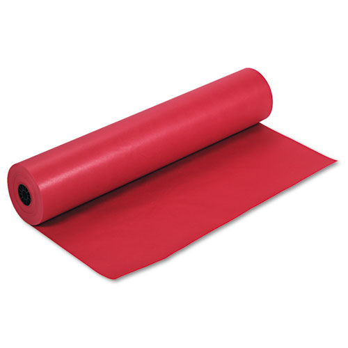 RAINBOW DUO-FINISH COLORED KRAFT PAPER, 35LB, 36" X 1000FT, SCARLET
