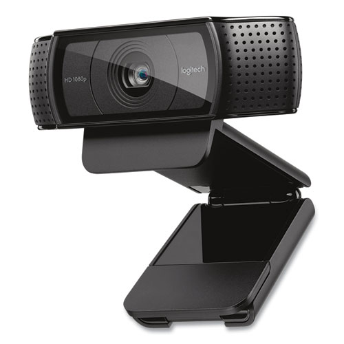 Image of Logitech® C920E Hd Business Webcam, 1280 Pixels X 720 Pixels, Black