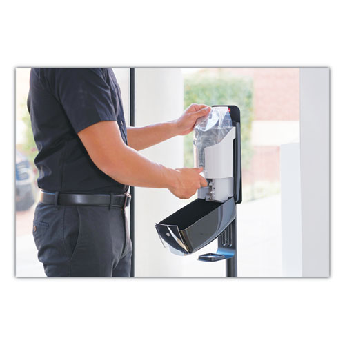 Image of Rubbermaid® Commercial Autofoam Touch-Free Dispenser, 1,100 Ml, 5.2 X 5.25 X 10.9, Black/Chrome