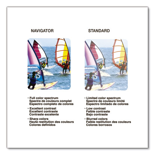 Image of Navigator® Platinum Paper, 99 Bright, 28 Lb Bond Weight, 8.5 X 11, White, 500/Ream