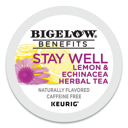 Image of Bigelow® Benefits Lemon And Echinacea Herbal K-Cup, 0.11 Oz, 22/Box