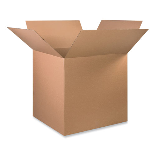 Image of Fixed-Depth Shipping Boxes, HD Double-Wall, 275 lb Mullen Rated, Regular Slotted Container (RSC), 36 x 36 x 36, Brown Kraft