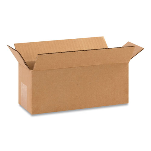 Fixed-Depth Shipping Boxes, 200 lb Mullen Rated, Regular Slotted Container (RSC), 26 x 6 x 6, Brown Kraft, 25/Bundle