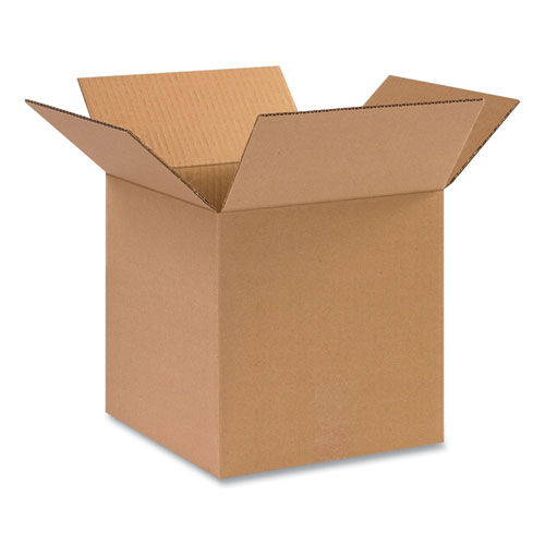Coastwide Professional™ Fixed-Depth Shipping Boxes, Regular Slotted Container (Rsc), 10" X 10" X 10", Brown Kraft, 25/Bundle