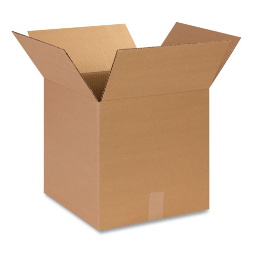 Fixed-Depth Shipping Boxes, Regular Slotted Container (RSC), 14" x 14" x 14", Brown Kraft, 25/Bundle