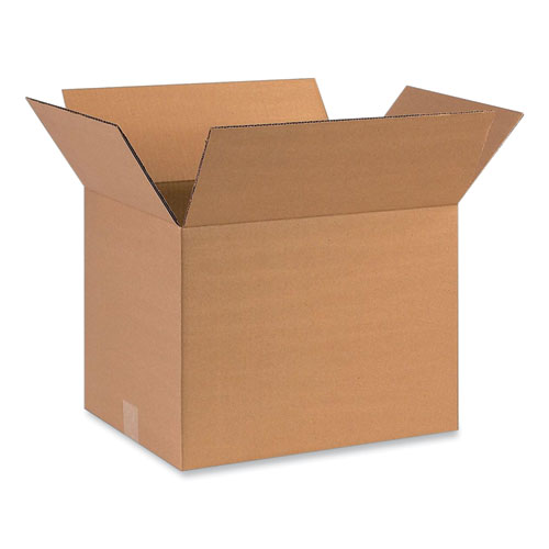 Fixed-Depth Shipping Boxes, Regular Slotted Container (RSC), 16 x 12 x 12, Brown Kraft, 25/Bundle