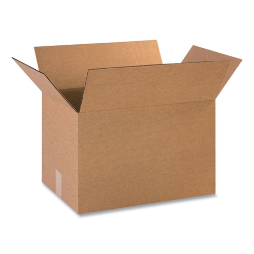 Fixed-Depth Shipping Boxes, Regular Slotted Container (RSC), 18 x 12 x 12, Brown Kraft, 25/Bundle