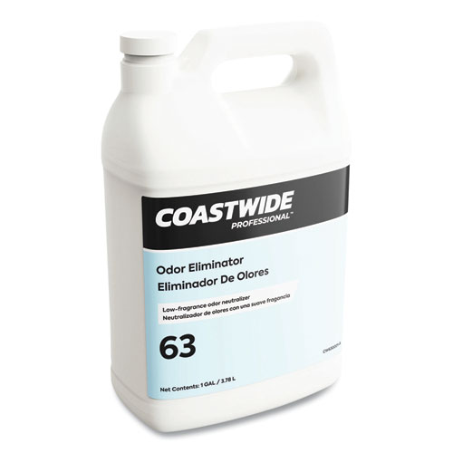 Image of Coastwide Professional™ Air Freshener Odor Eliminator 63 Concentrate, Grapefruit Scent, 3.78 L Bottle, 4/Carton