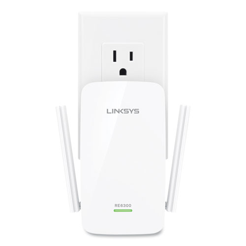 Image of Linksys™ Ac750 Boost Wi-Fi Extender, 1 Port, Dual-Band 2.4 Ghz/5 Ghz