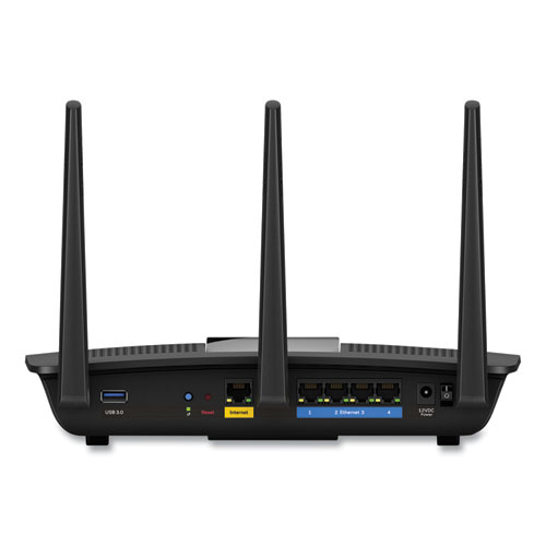 Image of Linksys™ Max-Stream Ac1900 Mu-Mimo Gigabit Wi-Fi Router, 6 Ports, Dual-Band 2.4 Ghz/5 Ghz