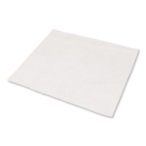 Image of TASKBrand Industrial Oil Only Sorbent Pad, 0.21 gal, 15 x 18, 100/Carton