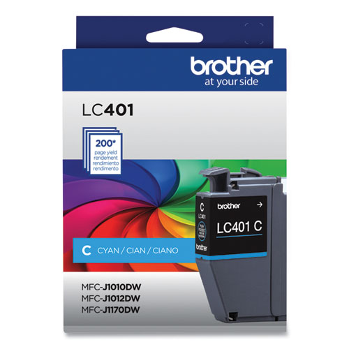 LC401CS Ink, 200-Page-Yield, Cyan