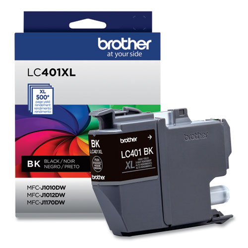 LC401XLBKS High-Yield Ink, 500 Page-Yield, Black
