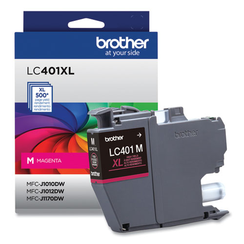 LC401XLMS High-Yield Ink, 500 Page-Yield, Magenta