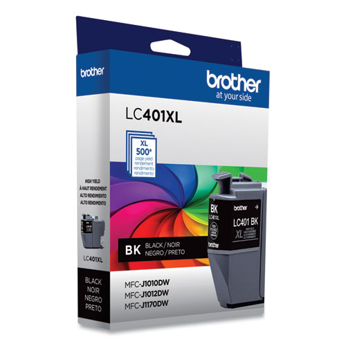 Image of Brother Lc401Xlbks High-Yield Ink, 500 Page-Yield, Black