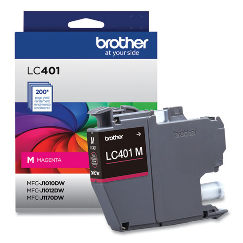Image of Brother Lc401Ms Ink, 200 Page-Yield, Magenta