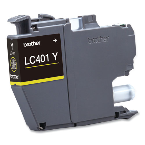 Image of Brother Lc401Ys Ink, 200 Page-Yield, Yellow