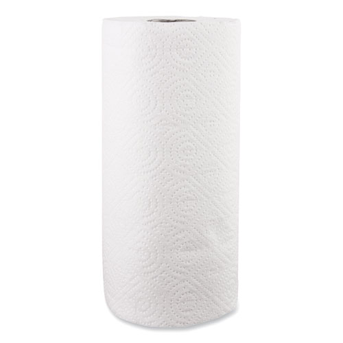 Kitchen Roll Towels, 2-Ply, 11 x 8.8, White, 100/Roll, 30 Rolls/Carton