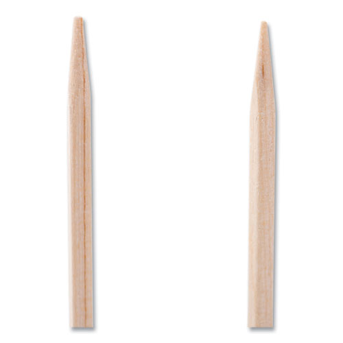 Square Wood Toothpicks, 2.75", Natural, 800/Box, 24 Boxes/Carton