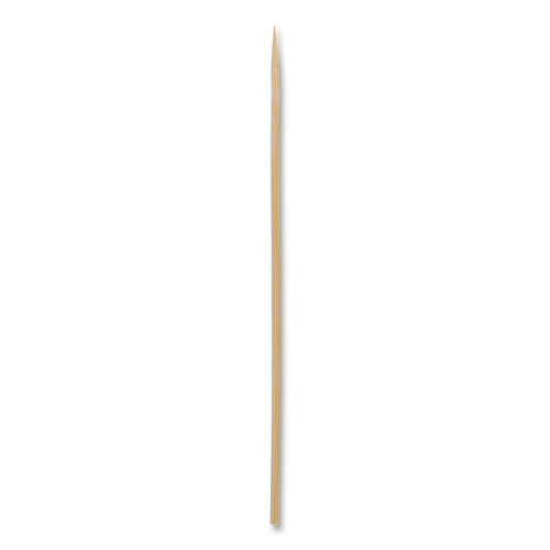Bamboo Skewers, Paper, 6", Natural, 100/Pack