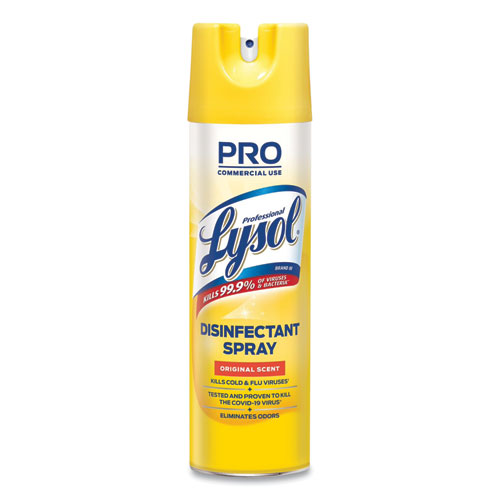 Image of Disinfectant Spray, Original Scent, 19 oz Aerosol Spray