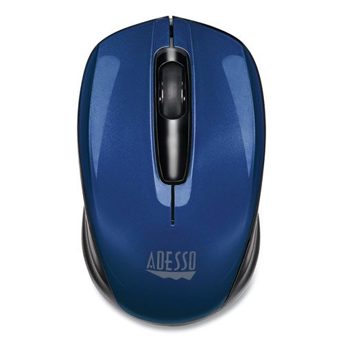 Image of iMouse S50 Wireless Mini Mouse, 2.4 GHz Frequency/33 ft Wireless Range, Left/Right Hand Use, Blue