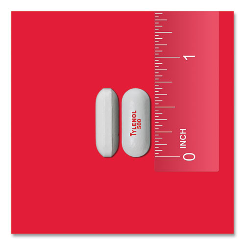 Image of Tylenol® Extra Strength Caplets, Two-Pack, 50 Packs/Box