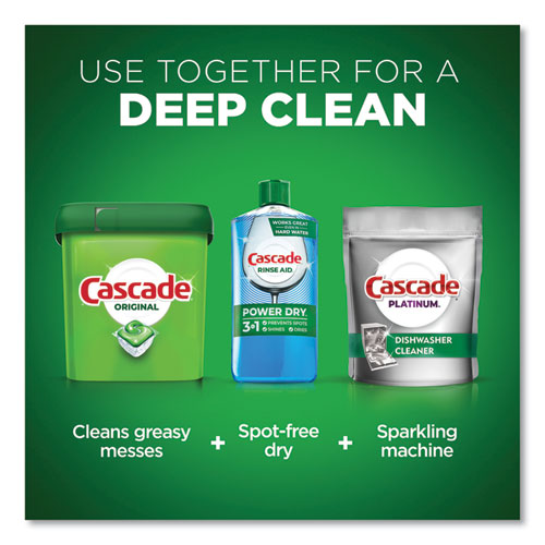 Image of Cascade® Actionpacs, Fresh Scent, 13.5 Oz Bag, 25/Pack, 5 Packs/Carton