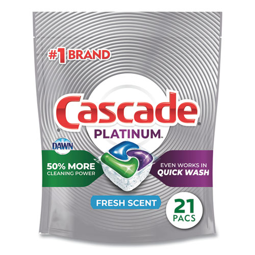 Cascade Complete ActionPacs Dishwasher Detergent Pods Fresh Scent Box Of 43  - Office Depot