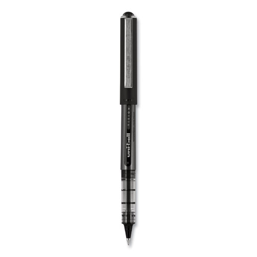 Uni-Ball Grip Stick Roller Ball Pen Dozen Black Ink/Barrel Micro 0.5Mm 