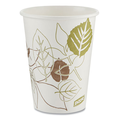 Image of Pathways Paper Hot Cups, 12 oz, 50 Sleeve, 20 Sleeves/Carton