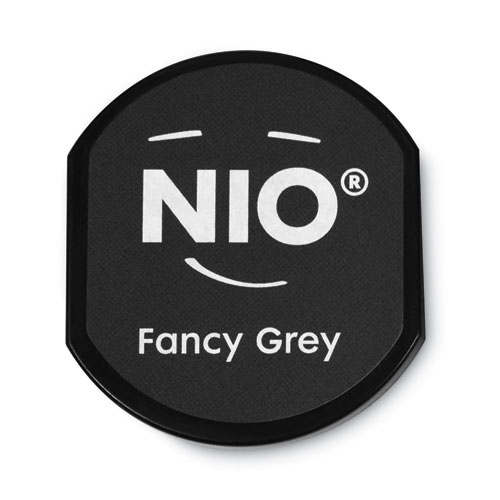 Nio® Ink Pad For Nio Stamp With Voucher, 2.75" X 2.75", Fancy Gray