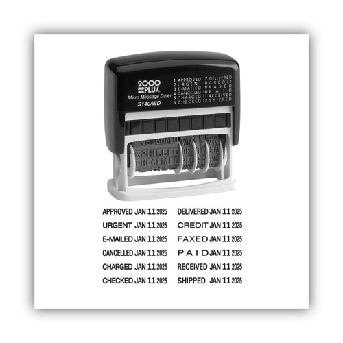 Image of Cosco 2000Plus® Micro Message Dater, Self-Inking
