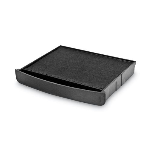 2000 PLUS Two-Color Felt Stamp Pad Case, 4 x 2, Black/Red - Zerbee