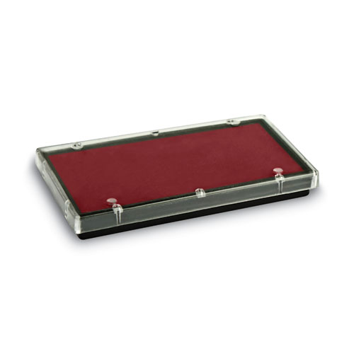 Replacement Ink Pad for 2000PLUS 1SI15P, 3" x 0.25", Red