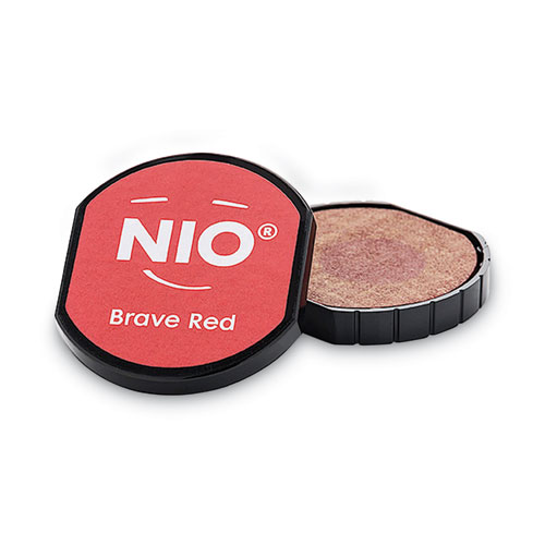 Image of Nio® Ink Pad For Nio Stamp With Voucher, 2.75" X 2.75", Brave Red